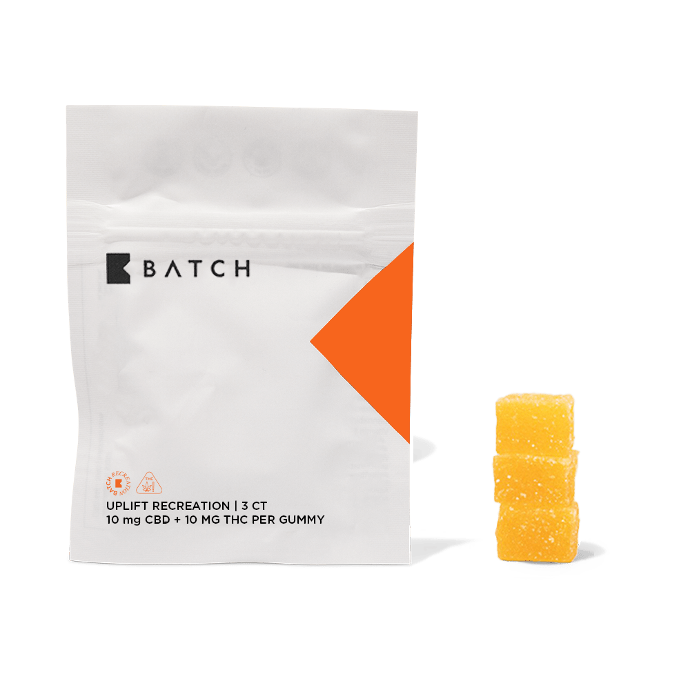 Uplift THC + CBD Gummies 3 ct Samples (x10) BATCH