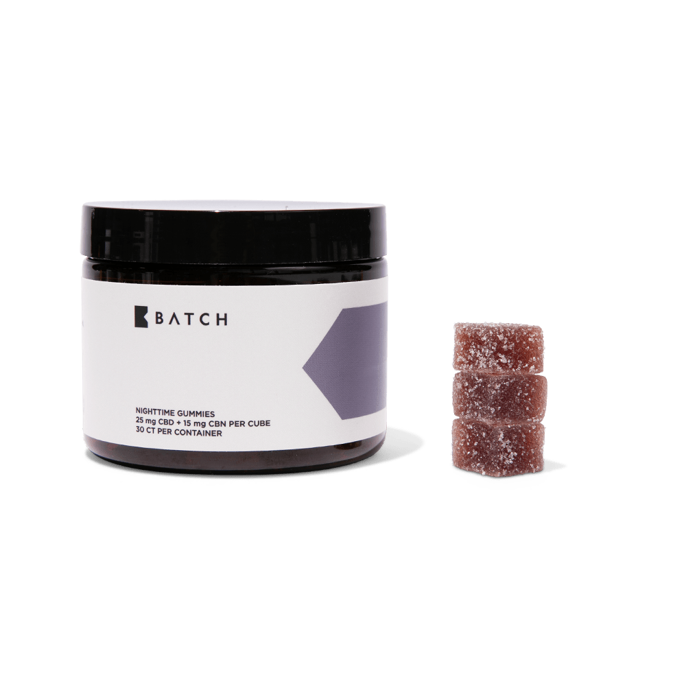 2x Jars of Nighttime CBD + CBN Gummies Save 15%