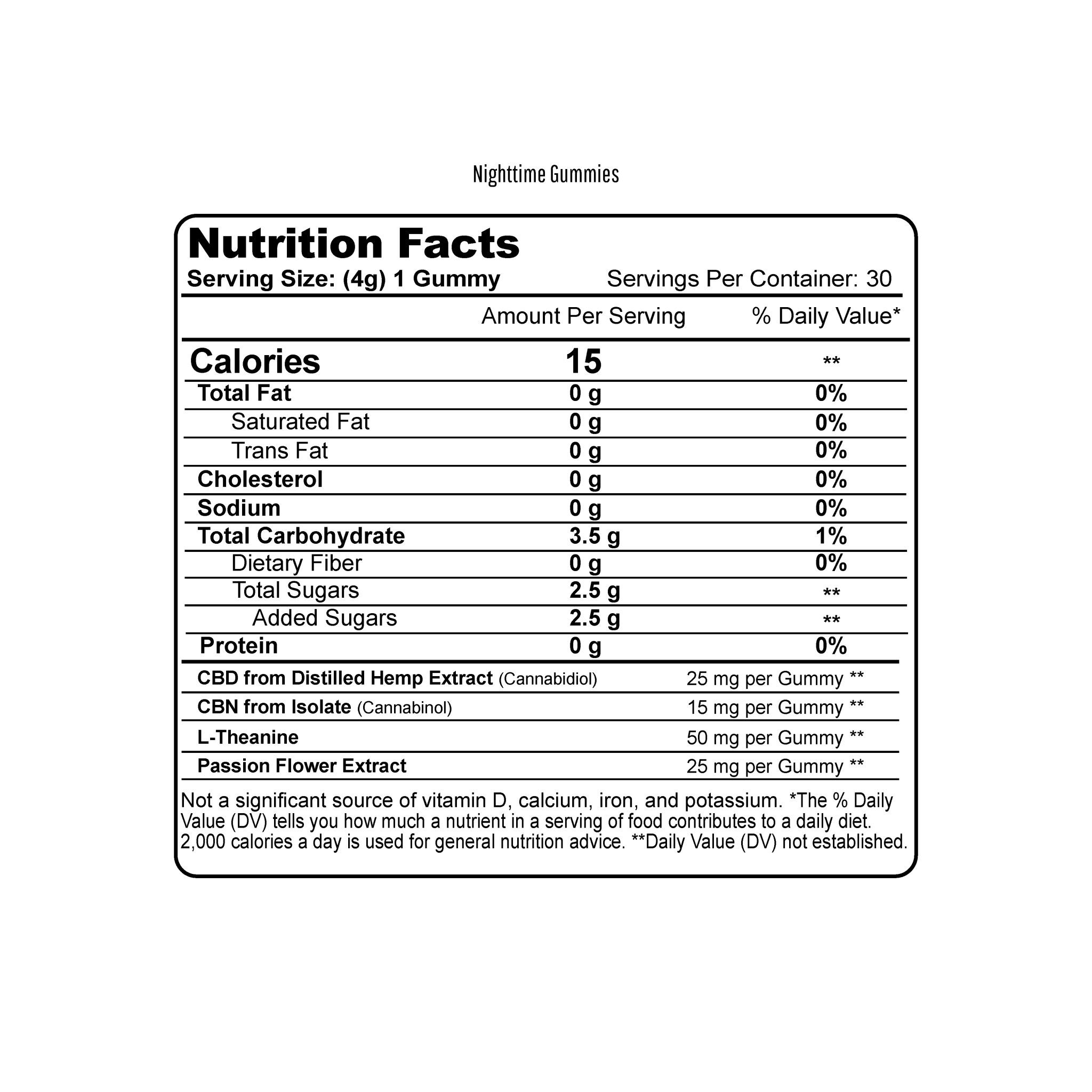 2x Jars of Nighttime CBD + CBN Gummies Save 15%